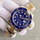 Knockoff Rolex Submariner 2-Tone Blue Dial Blue Ceramic Bezel Watch (3)_th.jpg